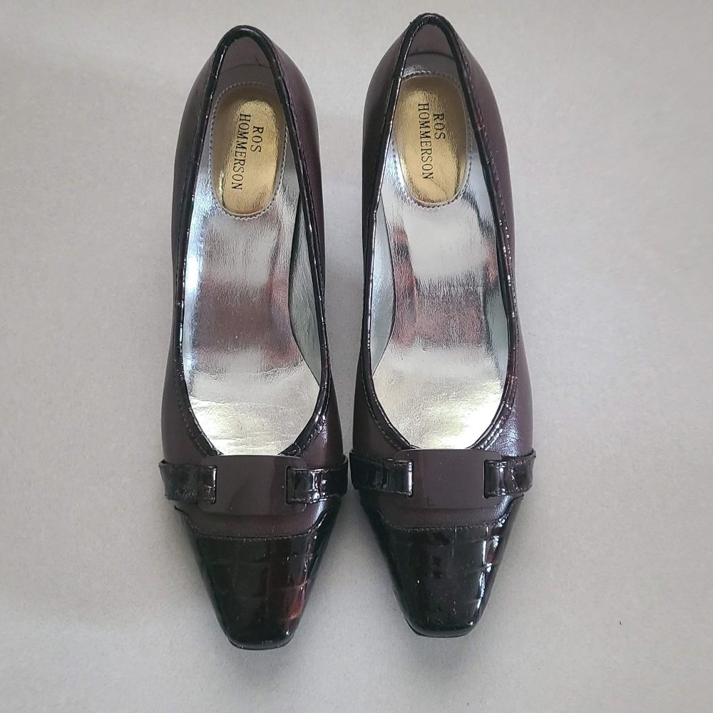 ❗2/$25❗Ros Hommerson Brown Square Toe Heels